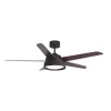 Ventilador de techo Abrila Lebeche luz led Marrón