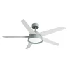 Ventilador de techo Abrila Lebeche Verde blanco haya LED 132 cm