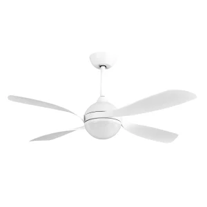 Ventilador de techo Abrila Livorno blanco luz LED 132 cm