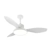 Ventilador de techo Abrila Mandala blanco luz LED 120 cm