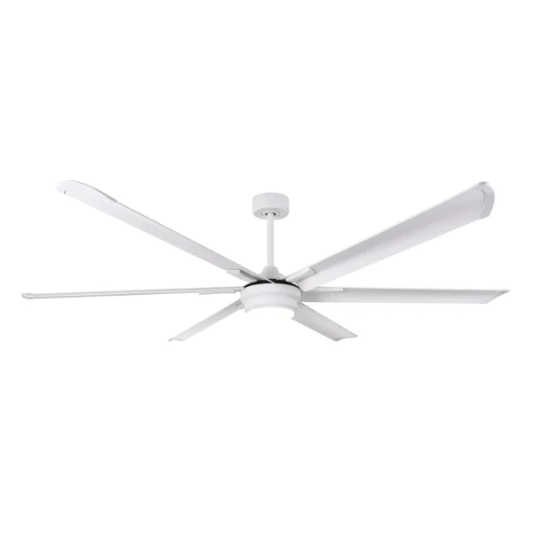 Ventilador de techo Abrila Marea blanco luz LED 198 cm