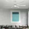 Ventilador de techo Abrila Marea blanco luz LED 198 cm