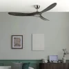 Ventilador de techo Abrila Marin níquel madera sin luz 152 cm