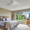 Ventilador de techo Abrila Marta blanco - haya luz LED 76 cm
