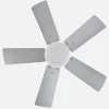 Ventilador de techo Abrila Marta níquel haya luz LED 76 cm