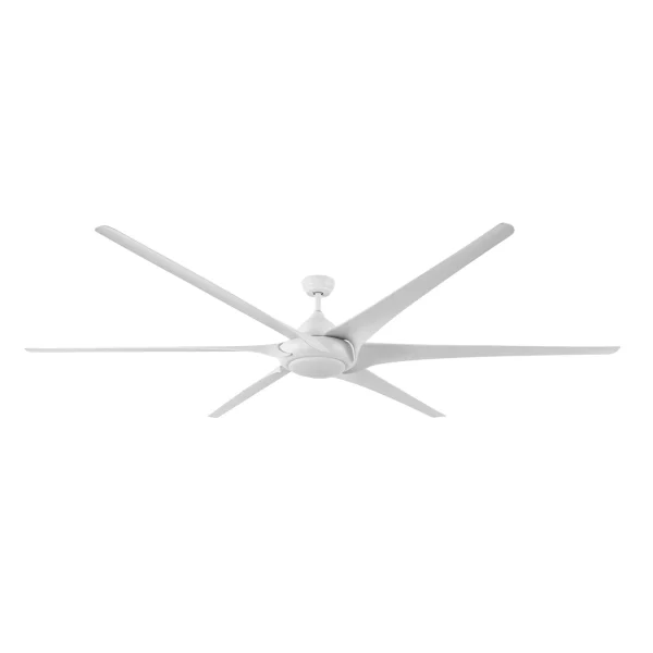Ventilador de techo Abrila Moncayo blanco luz LED 254 cm