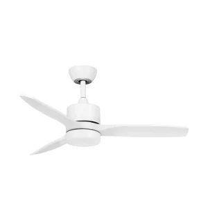 Ventilador de techo Abrila Montiel blanco luz LED 106 cm