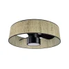 Ventilador de techo Abrila Olga negro madera LED 70 cm