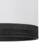 Ventilador de techo Abrila Olga negro madera LED 70 cm
