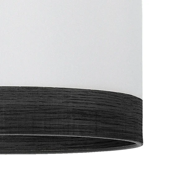 Ventilador de techo Abrila Olga negro madera LED 70 cm