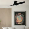 Ventilador de techo Abrila Nordic blanco luz LED 132 cm