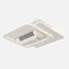 Ventilador de techo Abrila Obelisco blanco luz LED 48 cm