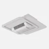 Ventilador de techo Abrila Obelisco blanco luz LED 48 cm