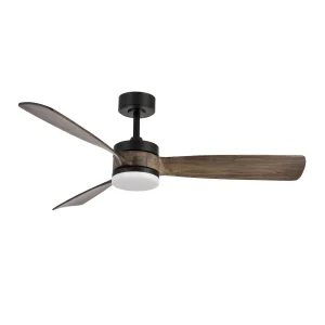 Ventilador de techo Oriente negro madera Abrila