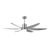 Ventilador de techo Abrila Otto níquel Plata luz LED 167 cm