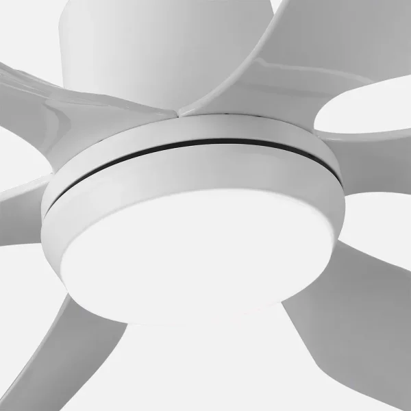 Ventilador de techo Abrila Otto blanco luz LED 167 cm