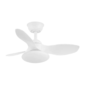 Ventilador de techo Abrila Paramo blanco luz LED 82 cm