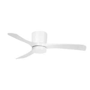 Ventilador de techo Abrila Paterna blanco luz LED 117 cm