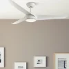Ventilador de techo Abrila Patras blanco luz LED 131,2 cm