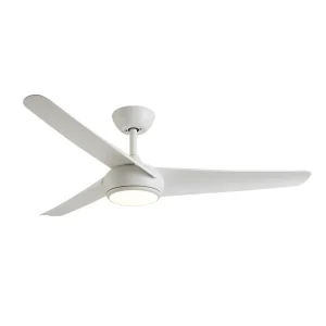 Ventilador de techo Abrila Patras blanco luz LED 131,2 cm