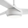 Ventilador de techo Abrila Patras blanco luz LED 131,2 cm