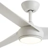 Ventilador de techo Abrila Patras blanco luz LED 131,2 cm