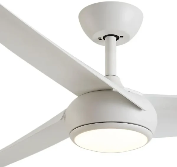 Ventilador de techo Abrila Patras blanco luz LED 131,2 cm