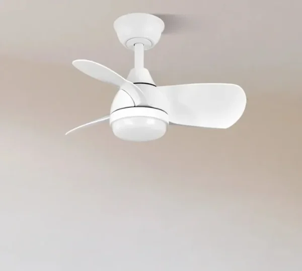Ventilador de techo Abrila Pirdo blanco luz LED 60 cm