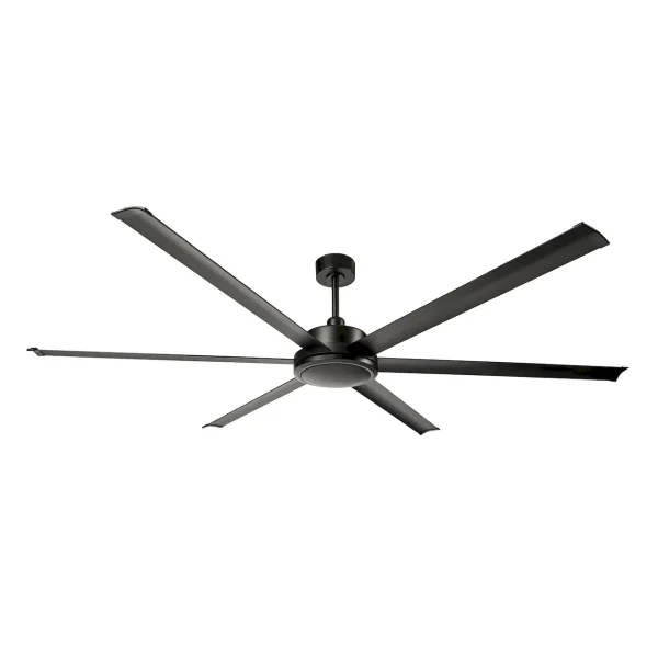 Ventilador de techo Abrila Sanson Mini negro sin luz 214 cm