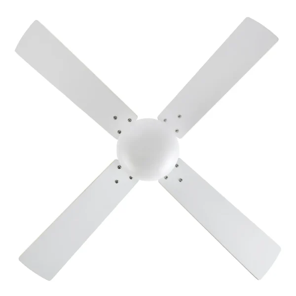 Ventilador de techo Abrila Sofia blanco - haya con luz 107 cm