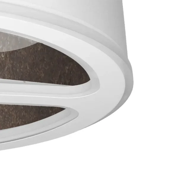 Ventilador de techo Abrila Tatiana blanco oxido luz LED 62 cm