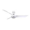 Ventilador de techo Abrila Tempel blanco luz LED 132 cm
