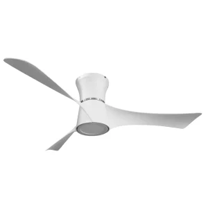 Ventilador de techo Abrila Tianas blanco luz LED 132 cm