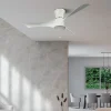 Ventilador de techo Abrila Tianas blanco luz LED 132 cm
