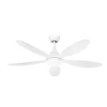 Ventilador de techo Abrila Tobarra blanco luz LED 132 cm