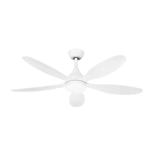 Ventilador de techo Abrila Tobarra blanco luz LED 132 cm