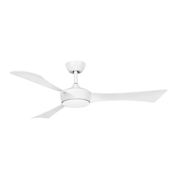 Ventilador de techo Abrila Tormos blanco luz LED 132 cm