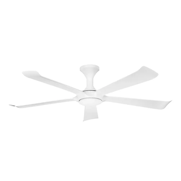 Ventilador de techo Abrila Vinaros blanco luz LED 144 cm