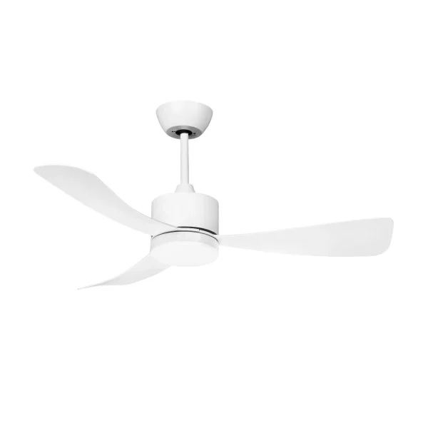 Ventilador de techo Abrila Yeste blanco luz LED 106 cm