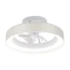 Ventilador de techo Alemar Arco blanco luz LED 50 cm