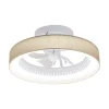 Ventilador de techo Alemar Arco blanco saco luz LED 50 cm