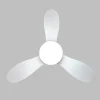 Ventilador de techo Alemar Bris blanco luz LED 62 cm