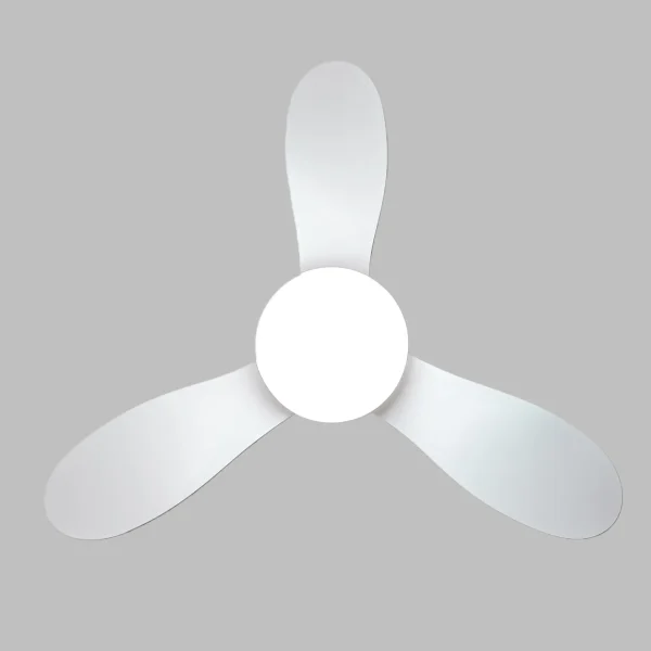 Ventilador de techo Alemar Bris blanco luz LED 62 cm