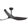 Ventilador de techo Alemar Garden negro madera oscura sin luz 132 cm