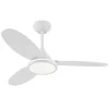 Ventilador de techo Alemar Mahon blanco luz LED 107 cm