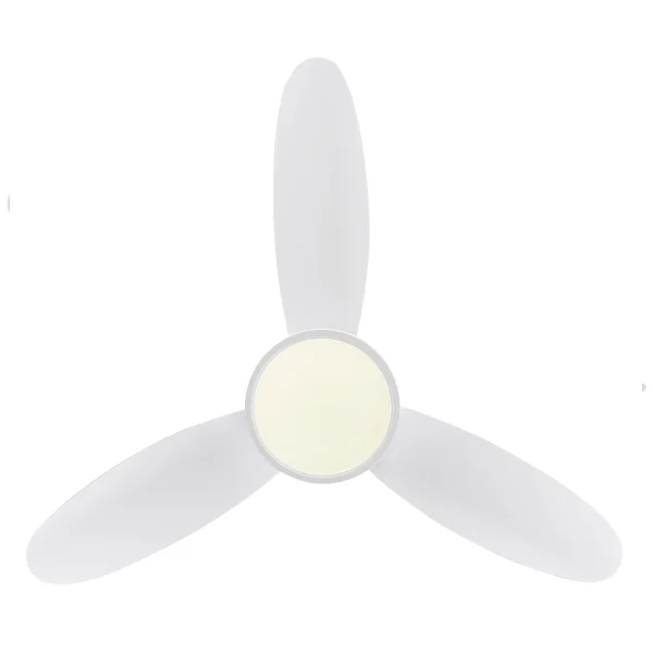 Ventilador de techo Alemar Mahon blanco luz LED 107 cm