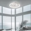 Ventilador de techo Alemar Tom blanco luz LED 48 cm