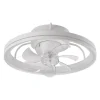 Ventilador de techo Alemar Tom blanco luz LED 48 cm