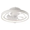 Ventilador de techo Alemar Tom blanco luz LED 48 cm