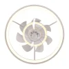 Ventilador de techo Alemar Tom blanco luz LED 48 cm